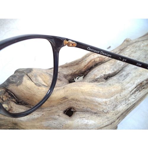80s New Blue Optique ITALY Eyeglasses Round 54-18 Big Unisex Pantos sunglasses