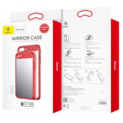 BASEUS Mirror Cover for iPhone 7 Red - Brand New (RARE & COLLECTABLE)