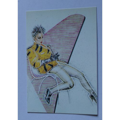 Olivia 3 Ladies, Leather & Lace Base trading card # 65 (A) 1994, Comic Images