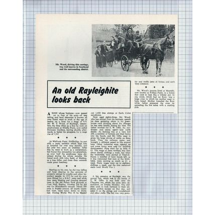 (5319) Mr W T Wood Rayleigh Essex Murrells Polleys Farm - 1969 Clip