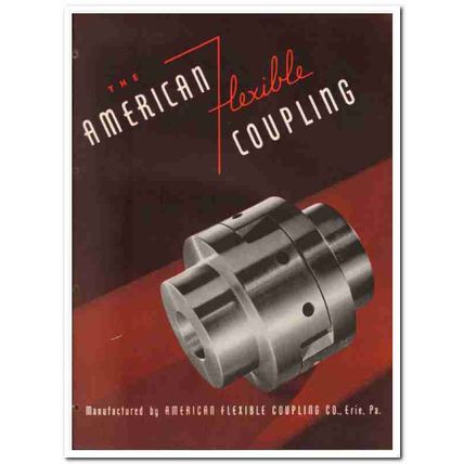 American Flexible Coupling Company 1945 vintage industrial catalog