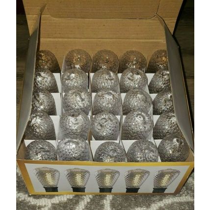 CELEBRATIONS REPLACEMENT VINTAGE STYLE EDISON LED 25 LIGHT BULBS~NEW~WARM WHITE
