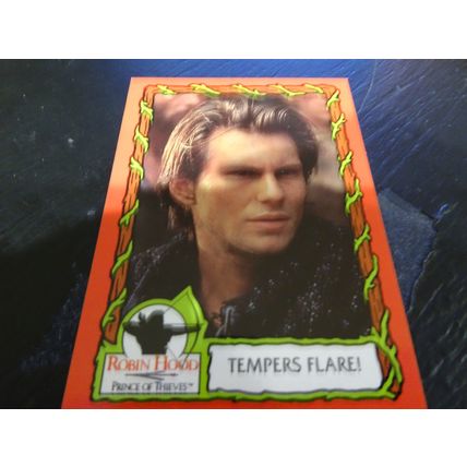 1991 Topps Robin Hood Prince of Thieves Card # 20 Tempers Flare! Near Mint (7)