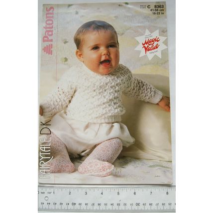 1986 Patons 8363 sweater DK