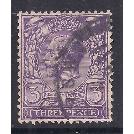 GB 1924 - 26 KGV 3d Violet SG 423 Wmk 111 ( F618 )