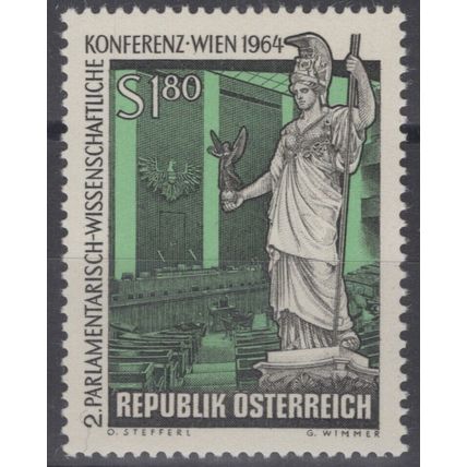 ZAYIX - Austria 726 MNH Parliamentary & Scientific Conference Athena 071122S22M