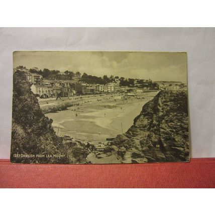 from LEA MOUNT, DAWLISH, DEVON used antique postcard 1921 pm /
