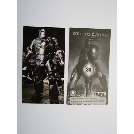 Marvel - Iron Man The Movie 2008 - Preziosi Sticker Drop-down Choice (e18)