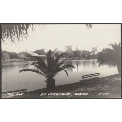 Sky Line, St Petersburg, Florida, c.1930s - LL Cook RPPC