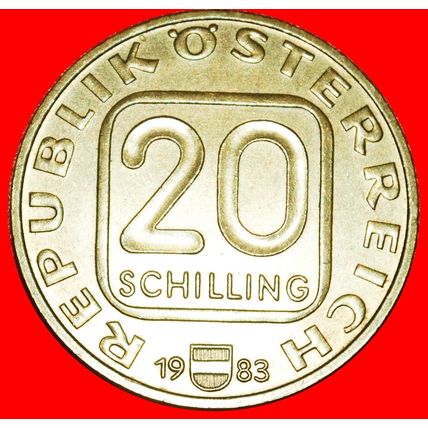 LIONS (1983-1993): AUSTRIA ★ 20 SHILLINGS 1983 UNC! ★LOW START★NO RESERVE