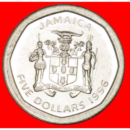 GREAT BRITAIN (1994-2022): JAMAICA★CROCODILE 5 DOLLARS 1996★LOW START★NO RESERVE