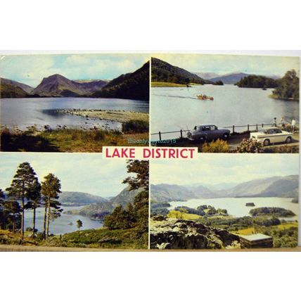 Lake District, Cumbria, England, 1967, Postcard