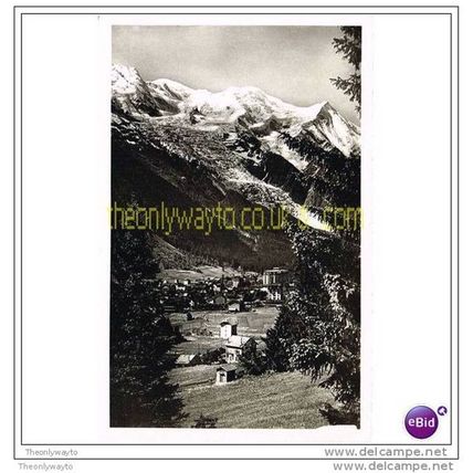 CHAMONIX, LE MONT-BLANC, FRANCE, Postcard