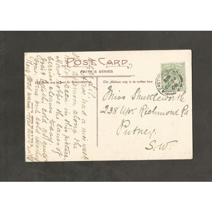 Postcard Sussex East Grinstead Blackwell Hollow 1908
