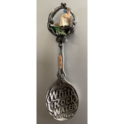 White Rock Water Fairy Pewter Spoon Brand New Great Collectible