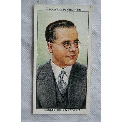 1935 Wills Radio Celebrities 2nd series No. 8 Lesley Bridgewater