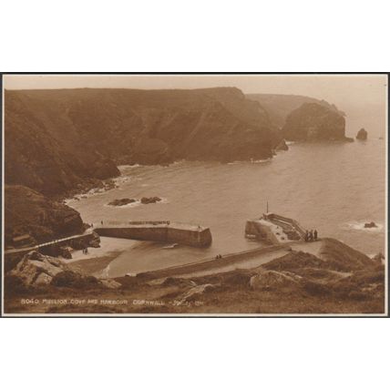 Mullion Cove and Harbour, Cornwall, 1923 - Judges RP Postcard