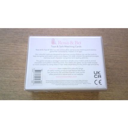 ROSA & BO: TOPS & TAILS MATCHING CARDS (Boxed) 2020