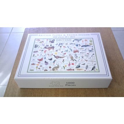 BRITISH FLORA & FORNA Jigsaw Puzzle (1000 Piece) Tailormade Creative Design Ltd