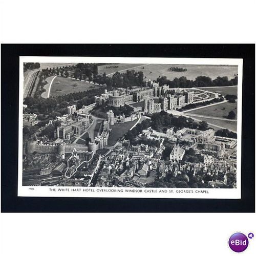 Berkshire WINDSOR White Hart Hotel Aerial Postcard (7703A)