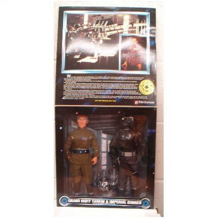 STAR WARS ' COLLECTOR series ' 12 " GRAND MOFF & IMPERIAL GUNNER set (1997)