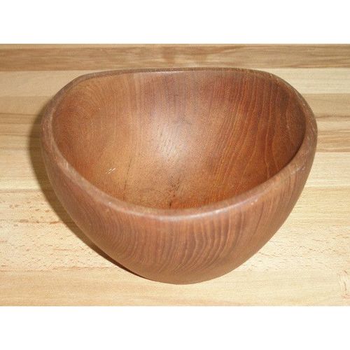 Hand Carved Teak Wood Bowl - Thailand