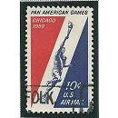 AIR MAIL 10 cent PAN AMERICAN GAMES (C56) 1959 used