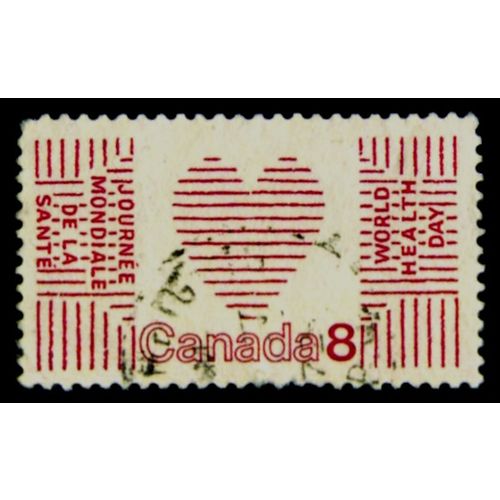 CANADA 1972 SG 719 8c HEART DISEASE FINE USED#