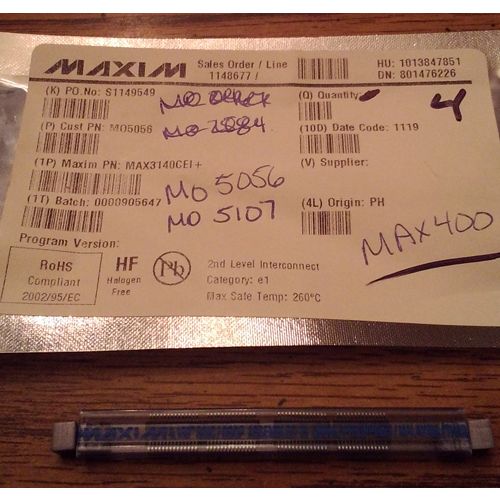 Lot of 4: Maxim MAX3140CEI+