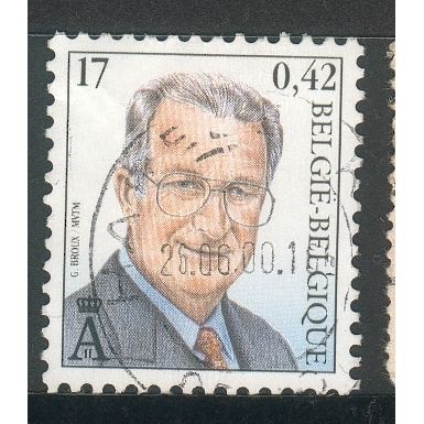 Belgium stamps 1999 - SG 3511 - 17f - 0,42 King Albert 11 - used