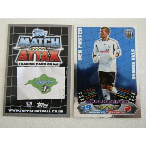 Topps Match Attax 2011 2012 Football Cards Teams N-W Card Variants (ef2)