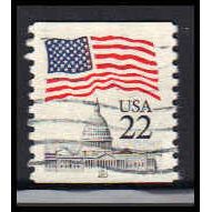 Used 2115a 22c U.S. Flag Very Fine CNS 20 PA5798