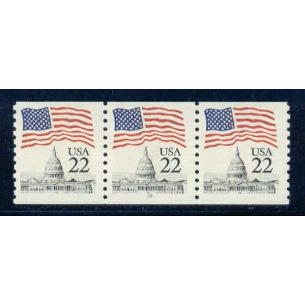2115a 22c U.S. Flag Fine MNH PNC 12/3 W0312