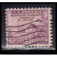Used 727 3c Washington's Headquarters Fine K0454