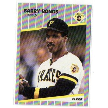 1989 Fleer Barry Bonds - Card # 202