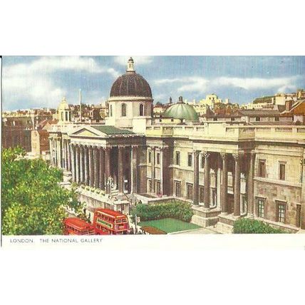 LONDON National Gallery Postcard (Photochrom)