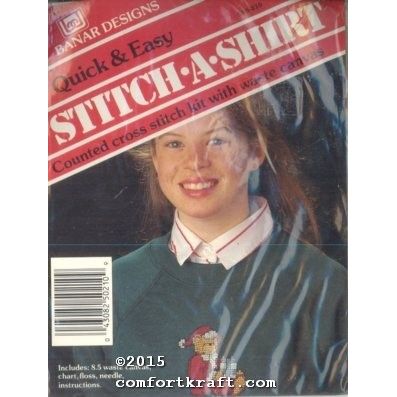 Teddy Santa SAS-210 Quick & Easy Stitch-A-Shirt