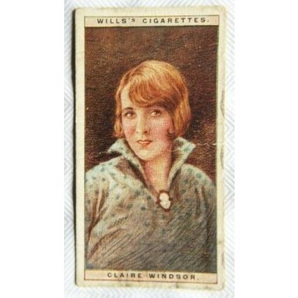 1928 Wills Cinema Stars 1st No. 25 Claire Windsor