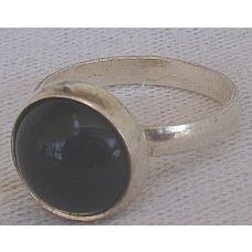 Round onyx ring C