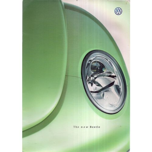 The New BEETLE.. VW VOLKSWAGON brochure 1998 A4 sized 8 pages #