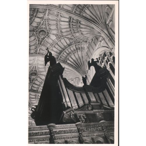 Vintage GB PC - Kings College Chapel Vault & Organ, Cambridge, Cambridgeshire
