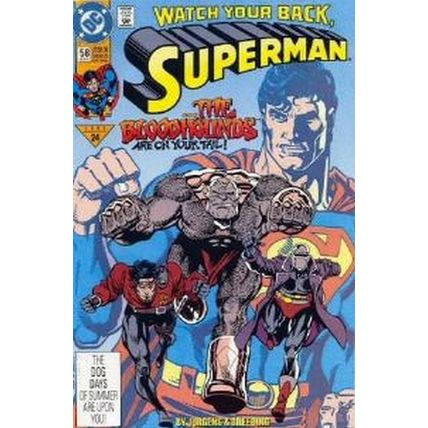 Superman (Vol 2) # 058 VFN+ ORIG US COMICS
