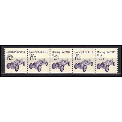 2262 17.5c Race Car Fine MNH Dry Gum PNC 1/5 X0970