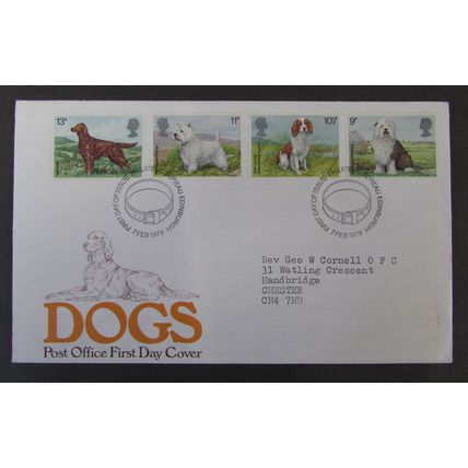 POST OFFICE - DOGS FIRST DAY COVER 1979