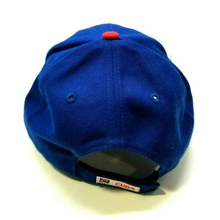 New Era MLB CHICAGO CUBS Baseball Hat Cap Adjustable Red & Blue (T11)