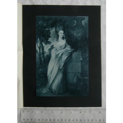 1902 illustration: Mrs. Mears by Thomas Gainsborough