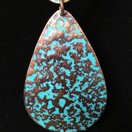 Patina Choker Style Necklace #375 USA Seller