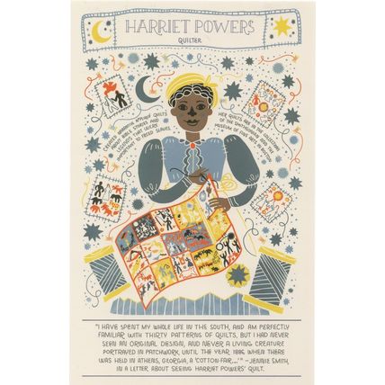 Harriet Powers Astronomy Quilter American Folk Artist Postcard
