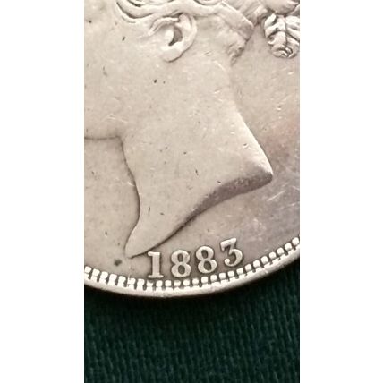Queen Victoria 1883 Silver Half Crown High Grade Lovely Coin