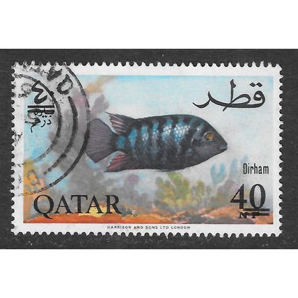 QATAR 196? FISH 40D SURCHARGE USED